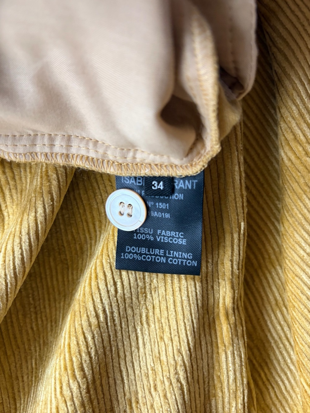 Isabel Marant Fany Pleated Corduroy - Picture 7 of 12